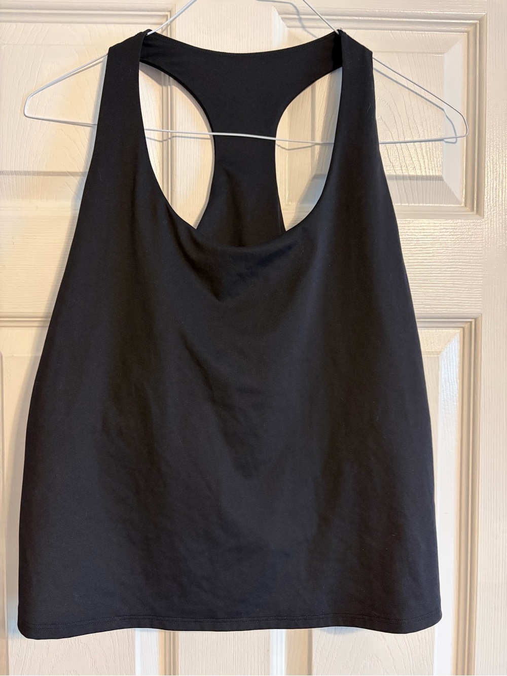 Old Navy Active Tank Top Size XXL Black Built-In Bra Racerback Workout Gym